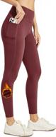 женские леггинсы willit на флисовой подкладке размером 24 дюйма, миниатюрные, с высокой талией, термозимние штаны, колготки для бега, йоги, карманы логотип