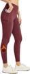 willit women's 24" fleece lined leggings petite high waisted thermal winter pants yoga running tights pockets logo