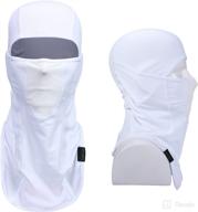 balaclava protection breathable motorcycle white（thin） logo
