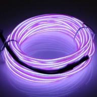 jiguoor 16.4ft el wire battery pack - neon light strip for diy decorations, festivals, and parties logo