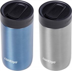 img 4 attached to River North Stainless Steel 2-In-1 Slim Can Cooler And Tumbler With Splash-Proof Lid By Contigo - Optimal For SEO