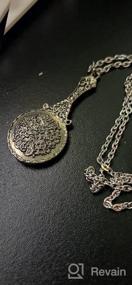 img 5 attached to I.G.N.Y. Design Vintage Retro Mirror Pendant Necklace: Exquisite Victorian Gothic Jewelry