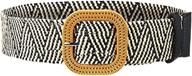 alaix fashion stretchy waistband jumpsuit women's accessories via belts logo