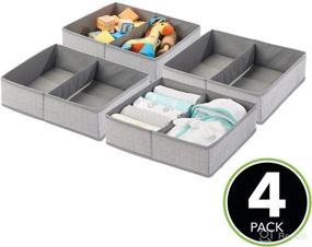 img 3 attached to MDesign Dresser Storage Organizer Playroom Nursery best in Furniture