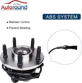 img 1 attached to 🔧 Premium Front Wheel Hub and Bearing Assembly Replacement by Autoround for Ford Explorer, Ranger, Mercury Mountaineer, Mazda B3000, B4000
