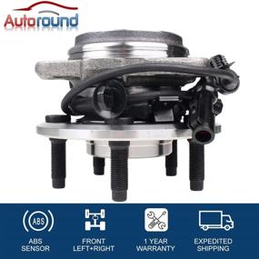 img 3 attached to 🔧 Premium Front Wheel Hub and Bearing Assembly Replacement by Autoround for Ford Explorer, Ranger, Mercury Mountaineer, Mazda B3000, B4000