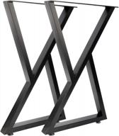 2 шт., x-образная форма, 28 дюймов, h, металлические ножки для декора мебели, сверхмощная железная скамья для стула, обеденный стол, сделай сам, промышленные деревенские квадратные ножки логотип
