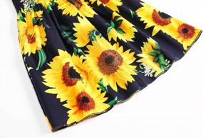 img 1 attached to Sunflower Princess Dress For Toddlers: Casual Sleeveless Straps Sundress With Headband - Perfect Summer Clothes Outfit