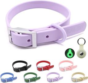 img 4 attached to 🐶 ZALER Waterproof Dog Collar: Stinkproof & Adjustable Collars for Large, Medium, and Small Dogs - Easy to Clean & Comfortable