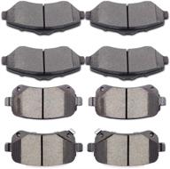 scitoo ceramic brake pads kits for chrysler town & country, dodge grand caravan, dodge journey, ram c/v & volkswagen routan (8pcs set) логотип