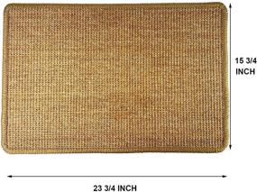 img 3 attached to 🐾 PPHAO Large Cat Scratcher: Ultimate Indoor Sisal Scratching Pad to Prevent Furniture Damage