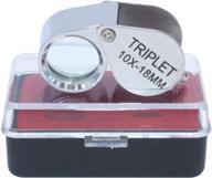 niupika 10x18 мм увеличение ювелиров лупа металлическая мини серебряная карманная лупа увеличительное стекло логотип