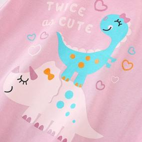 img 2 attached to EULLA Toddler Girls Unicorn T-Shirt | Soft Cotton Short-Sleeve Shirt | Ultra Comfy Top Tee