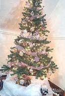 img 1 attached to 30Pcs Pink Large Glitter Snowflake Ornaments Set - Perfect Xmas Party Decorations For Home & Window Door Accessories review by Lacey Tschosik
