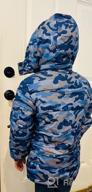 img 1 attached to 👦 GGleaf Boys' Hooded Quilted Outerwear in Blackish: Stylish Jackets & Coats for Your Little Gentleman review by Benjie Swindler