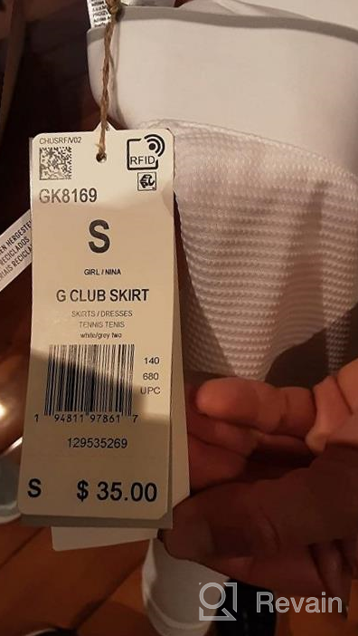 img 1 attached to 👗 Adidas Unisex Child Skirt White Medium - Stylish and Comfortable Girls' Clothing for All Occasions review by Victoria Smith