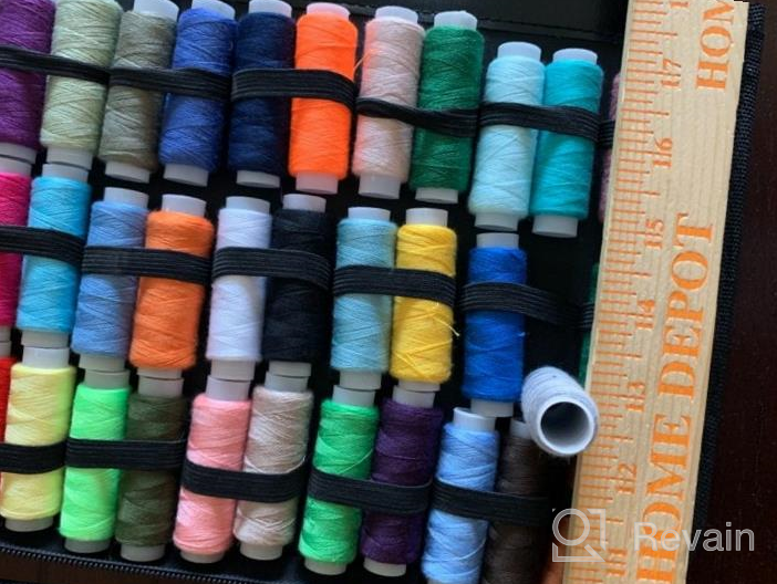 img 1 attached to Inscraft Sewing Kit - 200 Premium Supplies, 41 XL Thread Spools For Travelers, Adults, Kids, Beginners, Emergencies DIY & Home review by Seth Shea