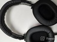img 1 attached to Replacement Earpads Cushions For Audio-Technica ATH M40X, MSR7, M50XBT, HyperX Cloud & Cloud 2 Headphones, SteelSeries Arctis 3/5/7/9X & Pro Wireless/Stealth 600. review by Loren Slama