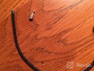 картинка 1 прикреплена к отзыву 🌈 Плетеный кожаный браслет для подвесок: NINAQUEEN | Застежка из стерлингового серебра и эмаль, нанесенная вручную | Ювелирная коробка включена в подарок от Sparkle Ross