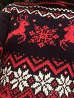 img 1 attached to Women'S Merry Reindeer Knit Sweater - Varied Ugly Christmas Shirt For Festive Style review by Hannah Jenkins