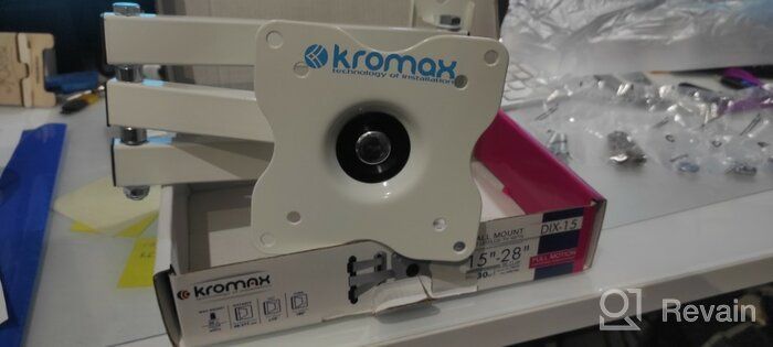 img 1 attached to Kromax DIX-15 white wall bracket review by Kio Dump ᠌