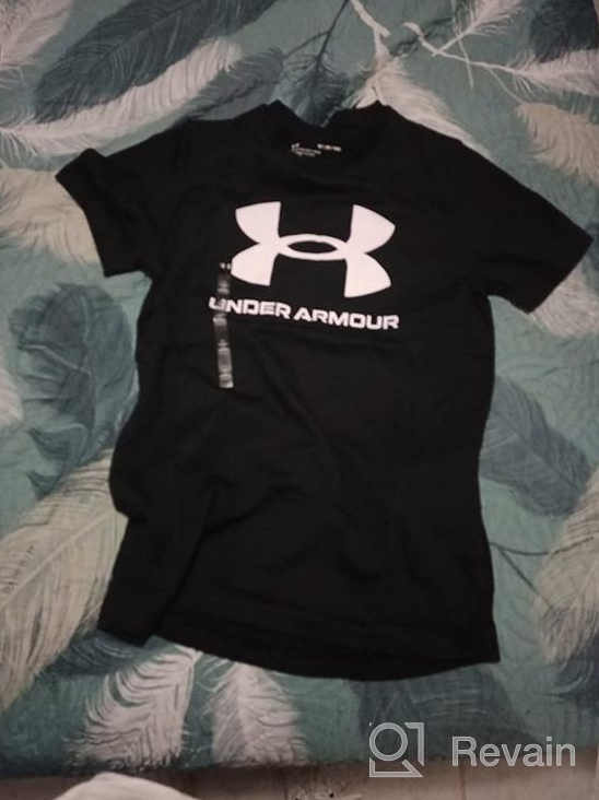 img 1 attached to 👕 Sportstyle Logo Boys' Short-Sleeve T-Shirt by Under Armour review by Christopher Lance