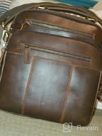 img 1 attached to Stylish And Functional Leather Man Purse Shoulder Bag For Work - Jack&Chris Men'S Crossbody Messenger Bags review by Dino Wilson