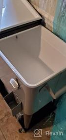 img 8 attached to 80 Quart Rolling Cooler Cart With Bottle Opener - Perfect For Outdoor Patio Deck Parties