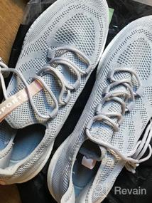 img 8 attached to Легкие кроссовки с дышащей сеткой для женщин - прогулочная обувь с подошвой из пены с эффектом памяти для тренажерного зала, бега, тенниса и повседневной одежды, нескользящая и удобная - женская обувь AKK