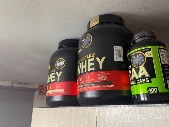 img 1 attached to Optimum Nutrition's Vanilla Ice Cream Gold Standard Whey Protein Powder, 2lb - May Vary in Packaging review by Aneta Zubrzycka ᠌