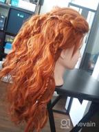 img 1 attached to Angelaicos Women'S Fluffy Wavy Halloween Merida Wig - Perfect For Party Costumes! review by Brian Barnes