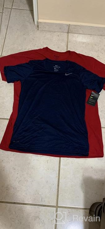 img 1 attached to Nike Youth Boys Legend Short Sleeve Tee Shirt - Youth Medium, Royal review by Brandon Fernandez