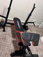 img 1 attached to Boost Your Fitness Routine: OppsDecor Adjustable Weight Bench With Barbell Rack For Home Gym Strength Training review by Brandon Carraway