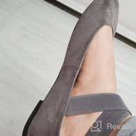 img 1 attached to DailyShoes Women'S Pointed Toe Ankle Strap Slip-On Flats - Comfy And Casual review by Justin Sharp