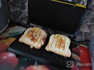 img 2 attached to Sandwich maker Kitfort KT-1609 Panini Maker, red review by Czesawa Baran ᠌