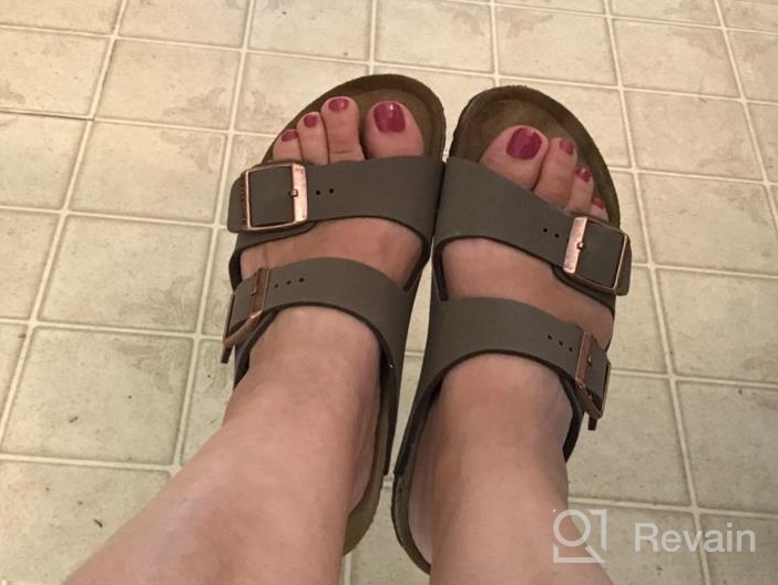 img 1 attached to 👦 Birkenstock Boys' Sandals - Arizona Disco Microfibre Size 13.5 Shoes review by Shane Picot