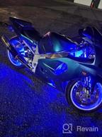 img 1 attached to Rev Up Your Ride With OPT7 Aura Motorcycle LED Accent Lighting Kit - Vibrant RGB Multi-Color Lights With Remote Control & Switch, Perfect For Cruisers! review by Patrick Cooney