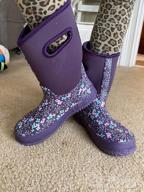 img 1 attached to 👦 ALLENSKY Kids Rain Boots: Easy-on Handles for Little Kids & Toddler Boys and Girls - Waterproof and Durable review by Josh Schweitzer