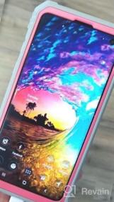 img 5 attached to Розовый прочный чехол серии Revolution для Samsung Galaxy S10 6,1 дюйма (2019 г.) — сверхмощный чехол военного класса с подставкой, без встроенной защиты экрана — защитный чехол Poetic Galaxy S10