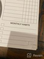 img 1 attached to Motivational Lamare Habit Tracker Calendar With Spiral Binding - Daily Habit Journal And Goal Board - Goal Setting Journal For Productivity And Workouts - Inspirational Tool For Successful Habits review by Mitchell Norman