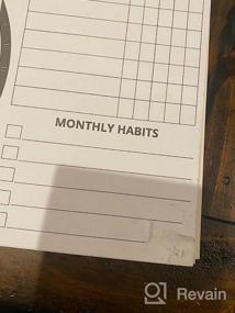 img 5 attached to Motivational Lamare Habit Tracker Calendar With Spiral Binding - Daily Habit Journal And Goal Board - Goal Setting Journal For Productivity And Workouts - Inspirational Tool For Successful Habits