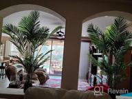 img 1 attached to Bring The Outdoors In: Stunning Fopamtri 5-Ft Artificial Areca Palm Trees For Home & Office review by Andrea Scoggin