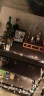 img 1 attached to Rustic Industrial Bar Cart - Haotian FKW56-HG Myra Mobile Kitchen Serving Trolley review by Roberto Tucker