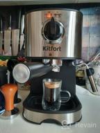img 1 attached to Rozhkovy coffee maker Kitfort KT-753, black/silver review by Agata Dbrowska ᠌