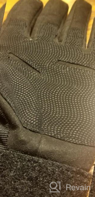 img 1 attached to TAC9ER Kevlar Lined Tactical Gloves: Full Hand Protection, Cut & Temperature Resistant, Touchscreen Friendly For Men & Women review by Brandon Roberts