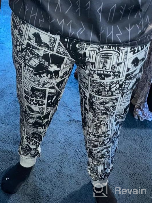 img 1 attached to Men'S Fleece Jogger Sweatpants With Disney, Marvel, And Star Wars Designs By Amazon Essentials review by Kyle Gresham