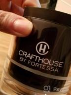 img 1 attached to Crafthouse By Fortessa Professional Barware Charles Joly Signature Collection Double Old Fashioned Glasses, 4 Count (Pack Of 1) review by Dave Calabro