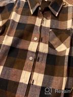 img 1 attached to 👶 Little Sleeve Button Flannel: Trendy Clothing for Boys' Ages 0-12 Months review by Jack Watkins