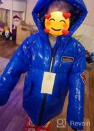 img 1 attached to Warm Winter Protection For Big Boys: LISUEYNE Mid-Long Hooded Down Puffer Jacket review by Max Guerrero