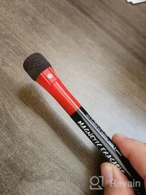 img 8 attached to Vibrant Magnetic Dry Erase Markers With Fine Point Tip & Eraser Cap - Ideal For Office, School, And Home Use! Available In A Pack Of 12 Colors - Low Odor And Lightweight!